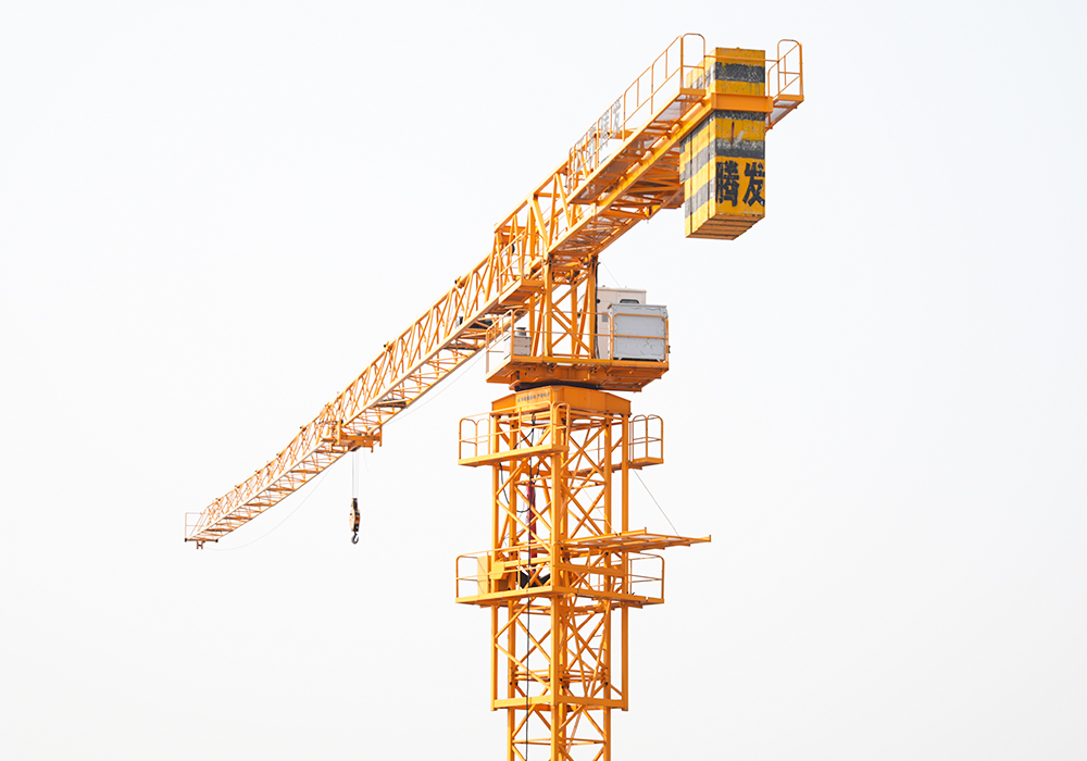 QTP125（6016）フラットトップタイプのタワークレーン8T JIB長60m